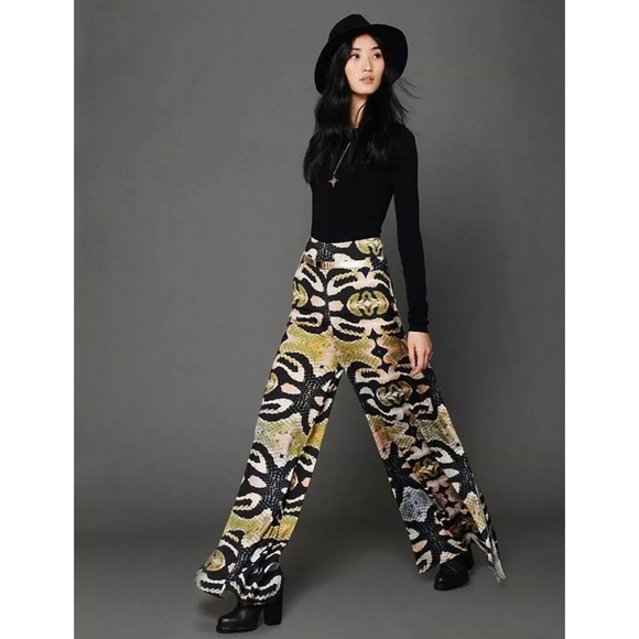 Free People Pants - ONE TEASPOON Free People Python Wide Leg Pants